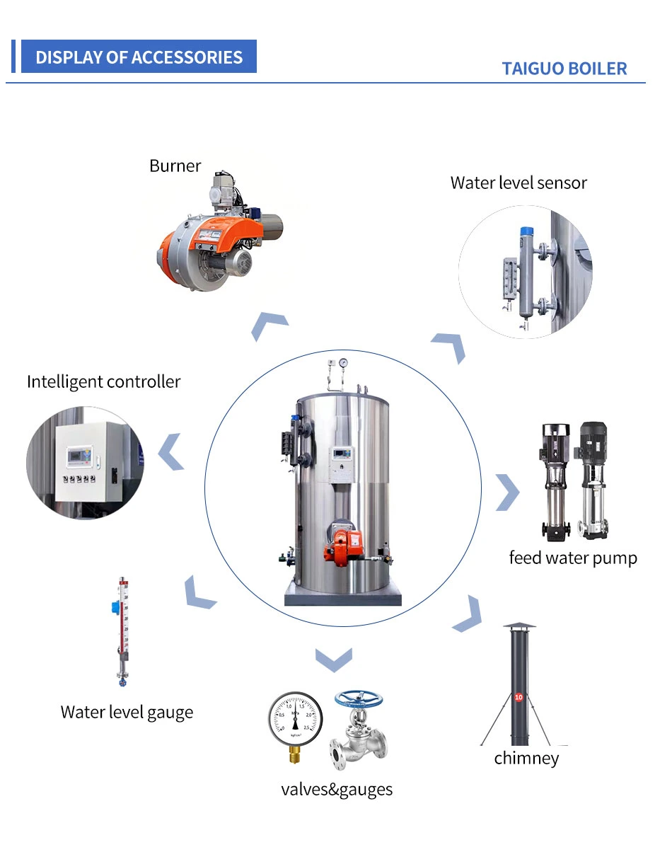 Waste Heat Recovery Boiler Wood Pellet Boiler Industrial Boilers 500kg