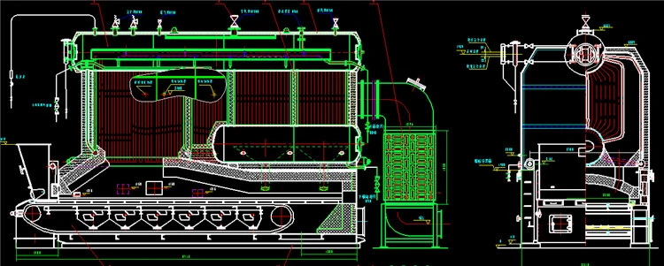 50 Ton Szl Series Steam Hot Water Biomass Boiler Manufacturer