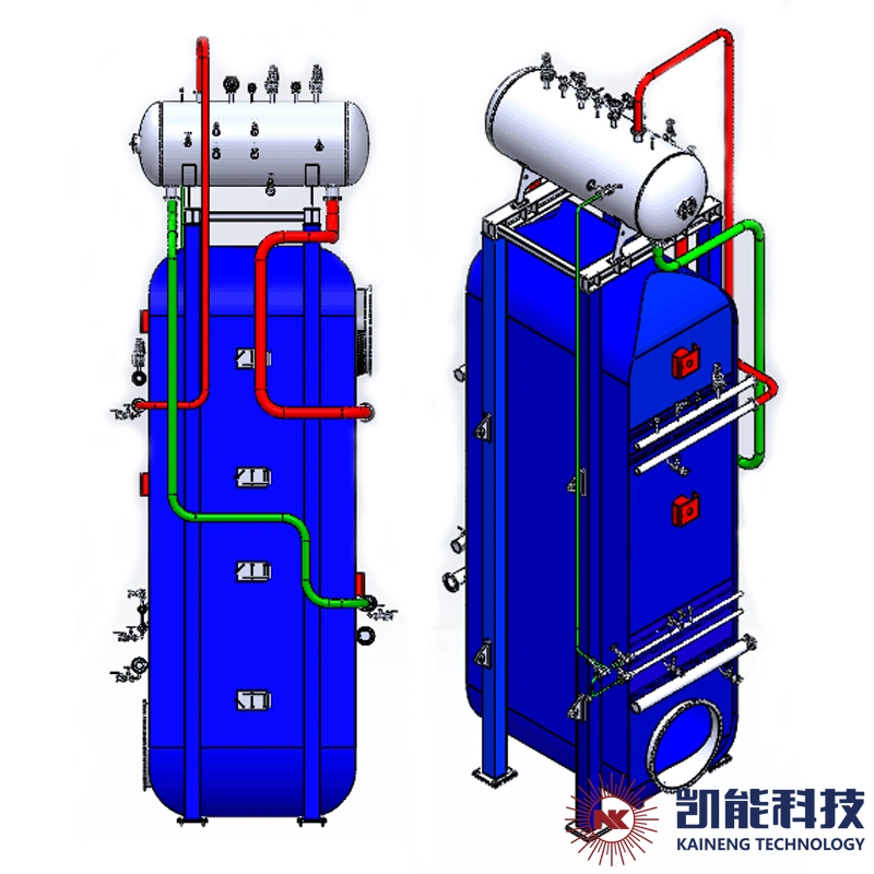 Hfo Generator Set Waste Heat Steam Generator Exhaust Gas Boiler for Wartsila/Man/ Engines